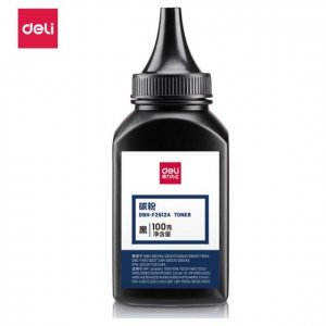 得力 deli DBH-F2612A 黑色瓶装墨粉(惠普hp3050 M1005 1010 1015 M1319f 佳能2900/3000)